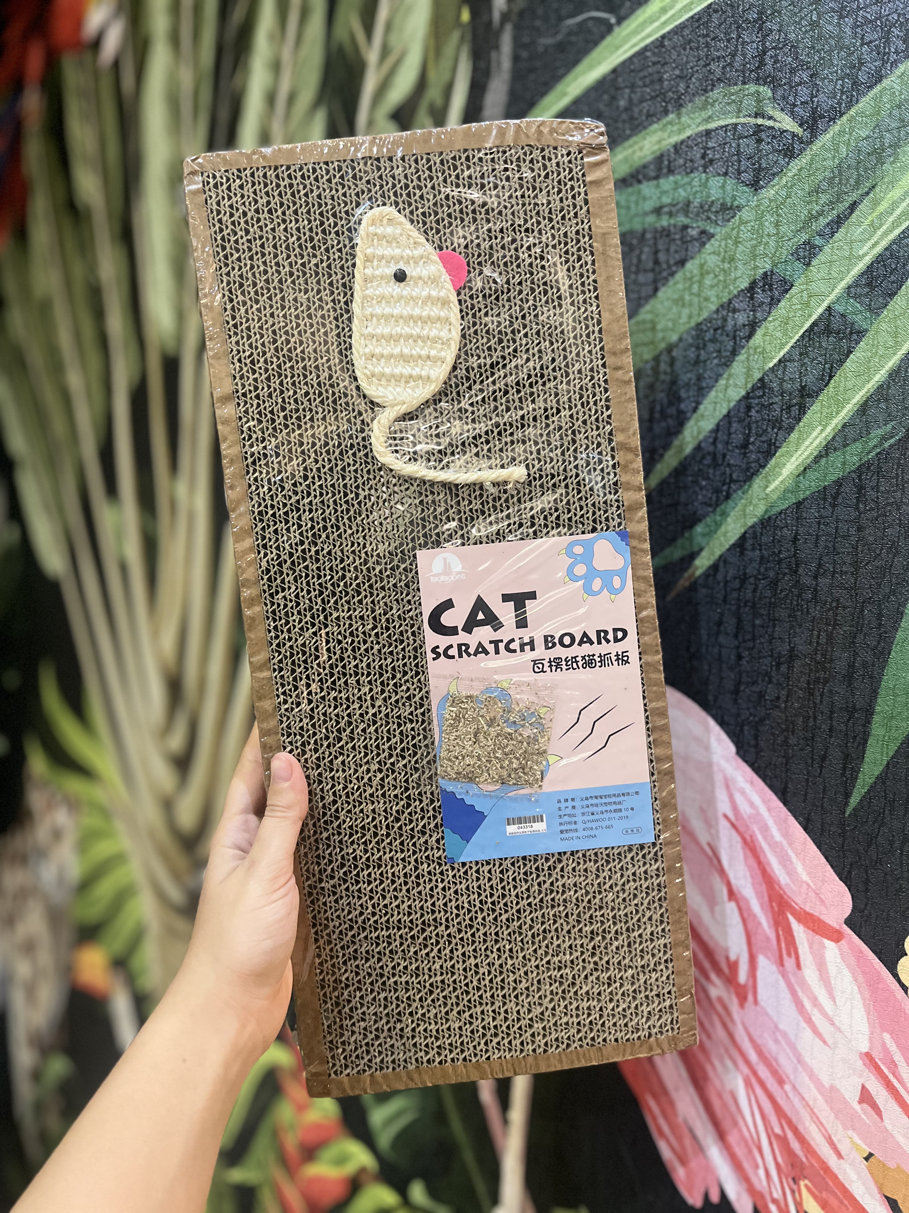 تخته اسکرچر همراه موش بازی گربه سایز بزرگ