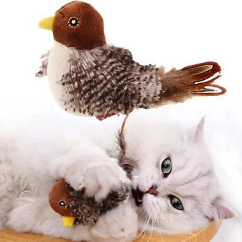 اسباب بازی گربه پرنده همراه با بال زدن و صدا و دارای ریموت Interactive flappy bird