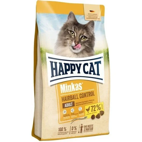 غذای خشک گربه هپی کت مینکاس هربال فله ای Happy Cat Minkas hairball