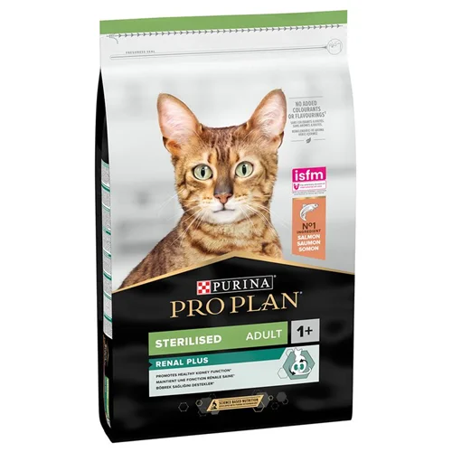غذای خشک گربه عقیم شده پورینا پروپلن رنال پلاس طعم سالمون فله ای بسته بندی زیپ کیپ Purina proplan adult renal plus