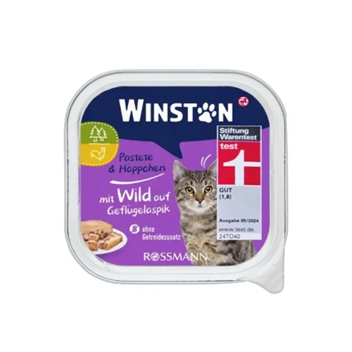 ووم گربه وینستون پته گوشت گوزن و مرغ ۱۰۰ گرم Winston