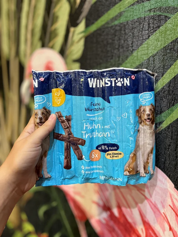 مدادی سگ وینستون مرغ و بوقلمون  Winston Feine würstchen