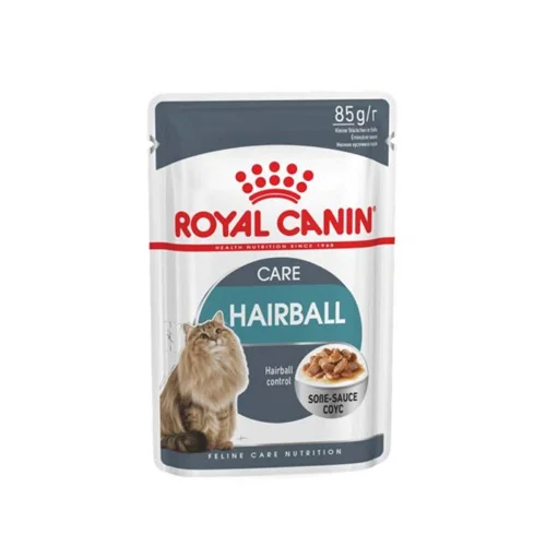 پوچ گربه رویال کنین هیربال ۸۵ گرمی (Royal canin hairball pouch)
