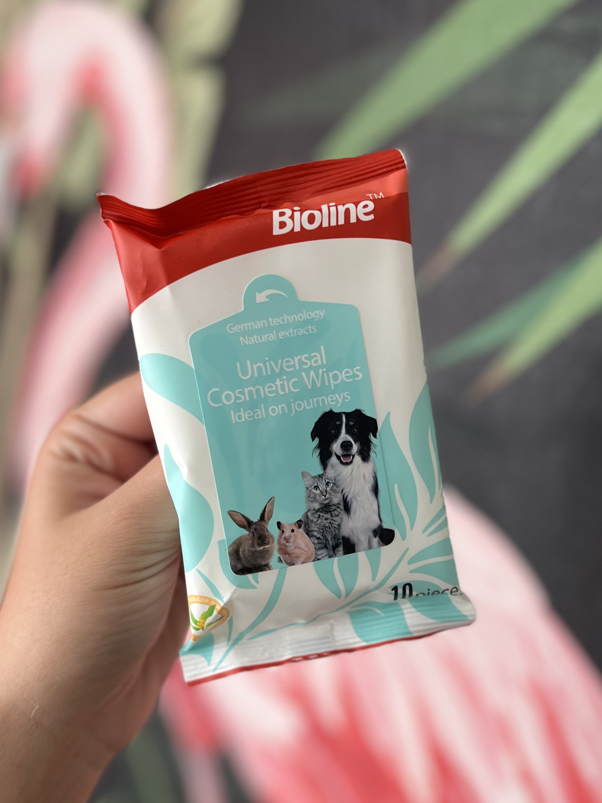 دستمال مرطوب ۱۰ عددی گربه و سگ و جوندگان بونست Bonnest universal cosmetic wipes