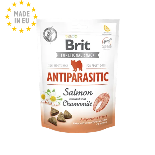 تشویقی ضدانگل نیمه تر سگ بریت کر Brit care functional snack antiparasite