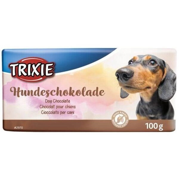 تشویقی شکلات سگ تریکسی ۱۰۰ گرم Trixie Hundescholade