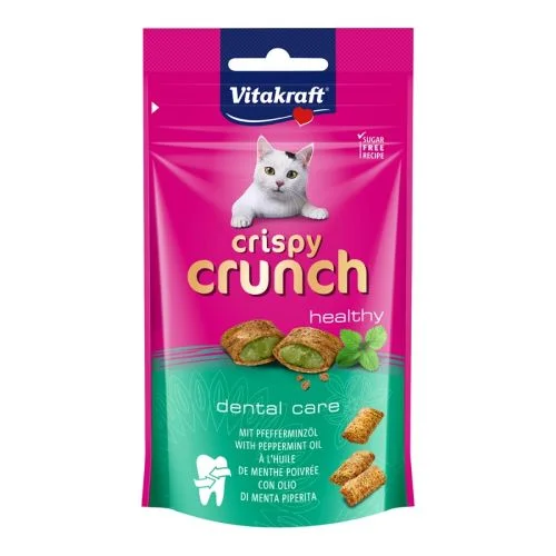 تشویقی گربه دنتال ویتاکرافت با طعم نعنا Vitakraft crispy crunch dental care