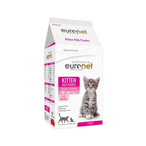 شیر خشک بچه گربه یوروپت ۲۰۰ گرمی (Europet Kitten Milk Powder )
