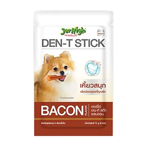 تشویقی دنتال سگ جرهای طعم بیکن Jerhigh Den-T stick bacon