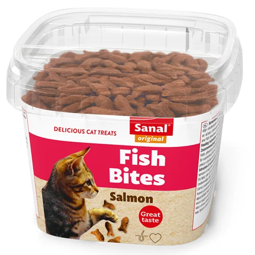 تشویقی کرانچی سانال طعم سالمون (sanal fish bites)