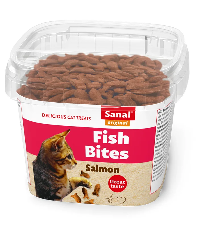 تشویقی کرانچی سانال طعم سالمون (sanal fish bites)
