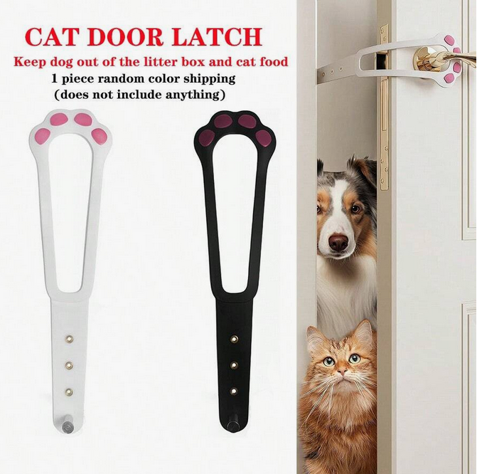 نگه دارنده در برای گربه و سگ طرح پنجه