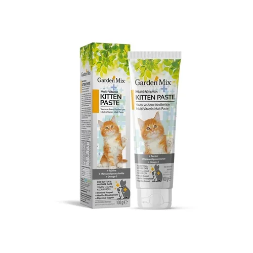 خمیر تقویت بچه گربه گاردن میکس ۱۰۰ میل Garden mix kitten paste