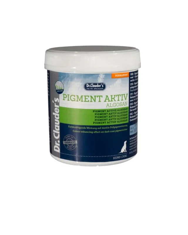مکمل تقویت رنگدانه پیگمنت اکتیو سگ دکتر کلادرز Dr.clauder’s pigment active
