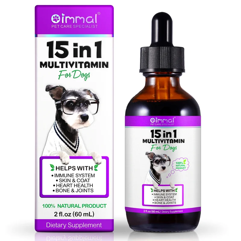 قطره مکمل سگ مولتی ویتامین اویمال Oimmal Multivitamin 15 in 1