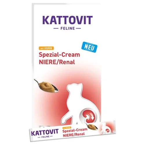 بستنی درمانی گربه رنال کتوویت طعم مرغ KATTOVIT Renal mit huhn