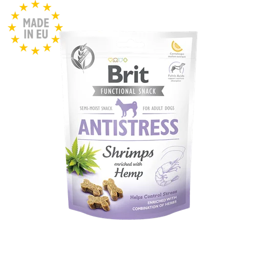 تشویقی ضد استرس نیمه تر سگ بریت کر Brit care functional snack antistress
