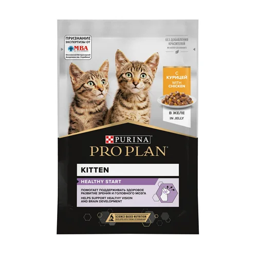 پوچ بچه گربه پورینا پروپلن طعم مرغ در ژله ۸۵ گرم Purina Pro Plan
