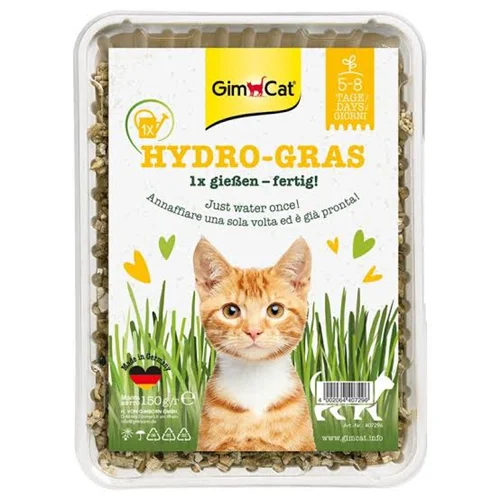 بذر علف گربه هیدرو برند Gimcat وزن ۱۵۰ گرم (Gimcat hydro-gras)