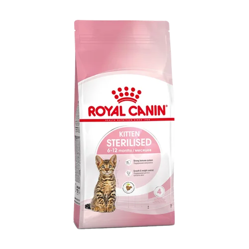 غذای خشک کیتن عقیم شده رویال کنین 2 کیلوگرم (Royal canin kitten sterilised)