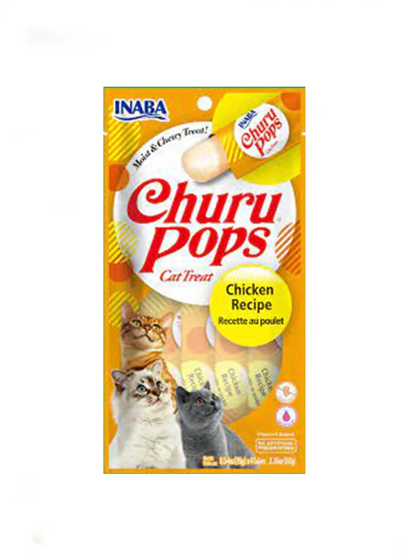 بستنی گربه چورو پاپس برند اینابا (Inaba Churu Pops)