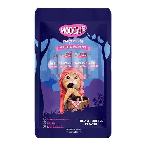بستنی گربه موچی طعم ماهی تن و قارچ ترافل MOOCHIE