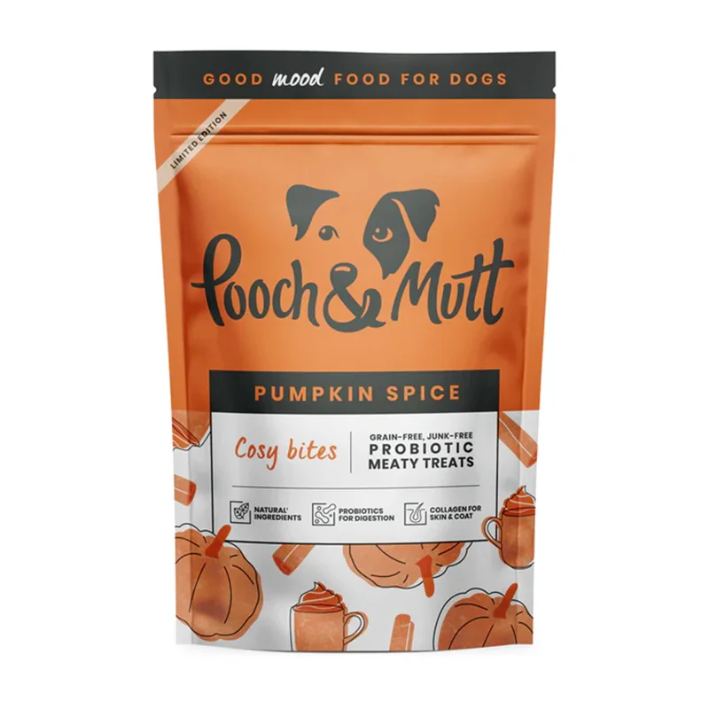 تشویقی سگ پامپکین اسپایس پوچ اند مات ۱۲۰ گرم Pooch&mutt pumpkin spice