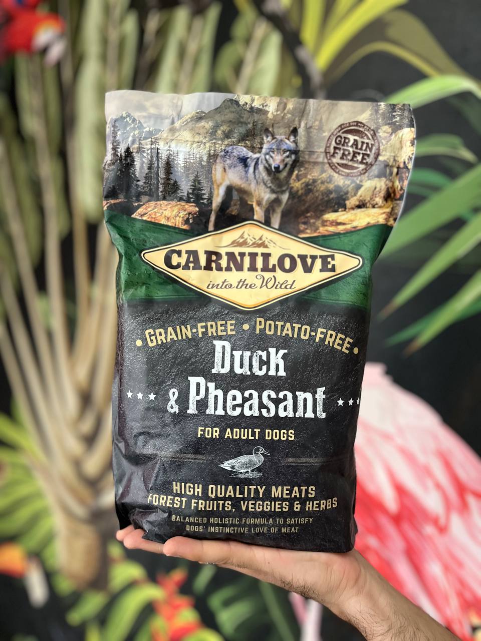 غذا خشک سگ اردک و قرقاول کارنی لاو ۱/۵ کیلوگرم Carnilove fresh duck and pheasant
