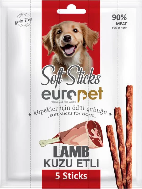 تشویقی مدادی سگ یوروپت طعم بره Europet soft stick