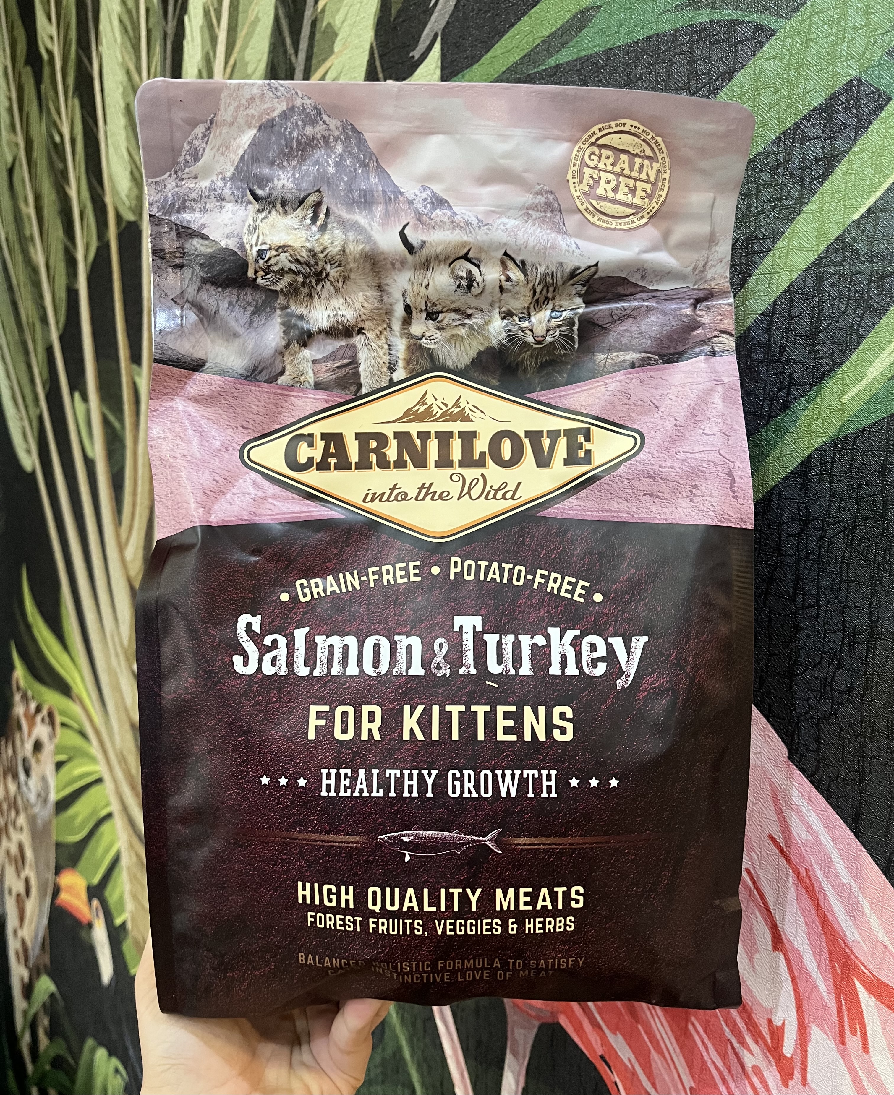 غذا خشک بچه گربه کارنی لاو گوشت بوقلمون و سالمون ۲ کیلوگرم Carnilove salmon & turkey for kittens