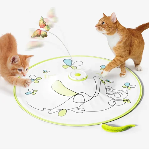 اسباب بازی گربه قایم موشک همراه با پروانه چرخان برند AFP