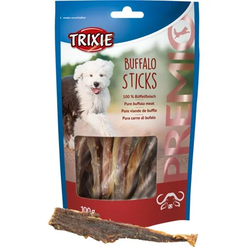 تشویقی استیکی سگ تریکسی با طعم بوفالو ۱۰۰ گرم (Trixie buffalo sticks)