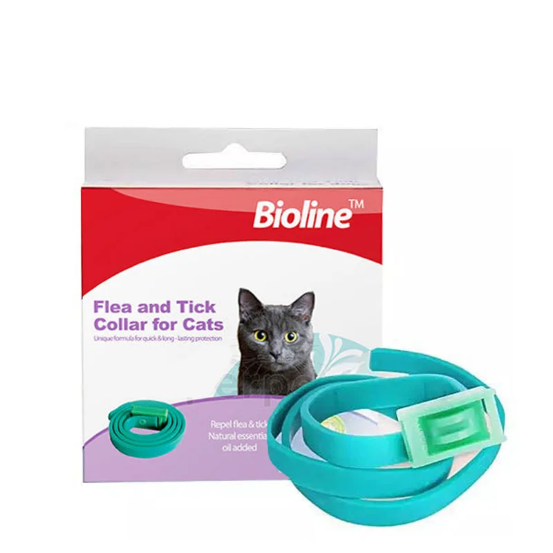 قلاده ضد کک و کنه گربه بایولاین Bioline flea and tick collar for cats