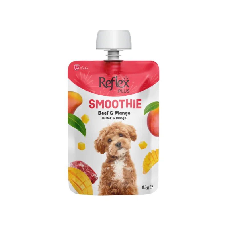 تشویقی پودینگ سگ رفلکس پلاس بیف و انبه ۸۵ گرمReflex Plus Smoothie