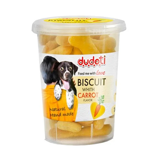 تشویقی سگ بیسکویتی دودوتی با طعم هویج وزن 350 گرم