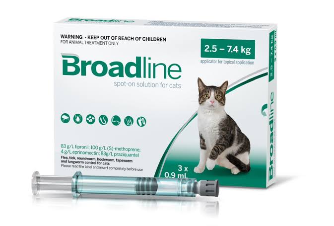 قطره ضد انگل داخلی و خارجی مخصوص گربه برودلاین Broadline