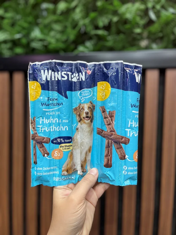 مدادی سگ وینستون مرغ و بوقلمون  Winston Feine würstchen
