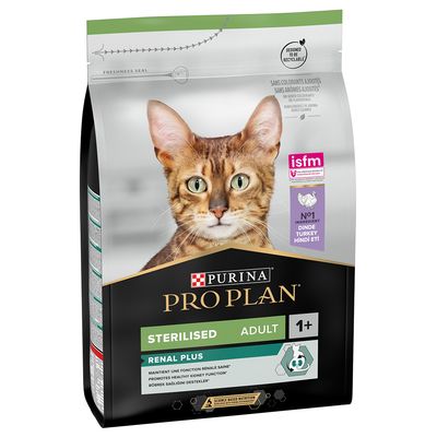 غذای خشک گربه بالغ پورینا پروپلن رنال پلاس طعم بوقلمون ۱/۵ کیلوگرم Purina proplan adult renal plus