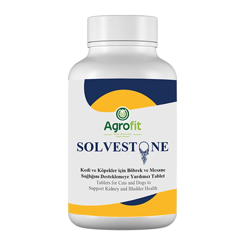 مکمل تقویت کننده سلامت کلیه و مثانه برای گربه و سگ آگروفیت Agrofit solvestone