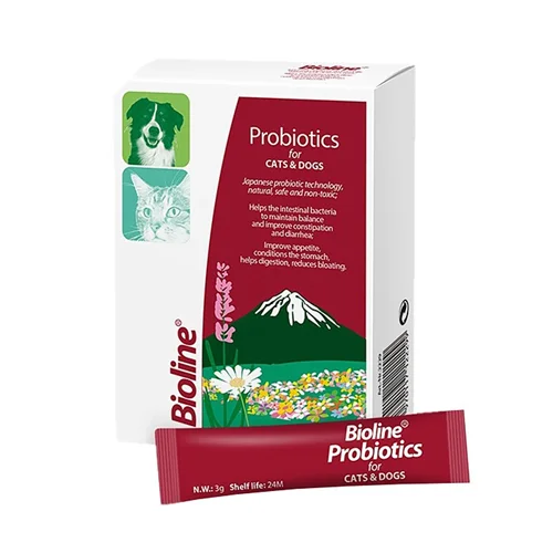 پودر پروبیوتیک گربه و سگ بایولاین Bioline probiotic