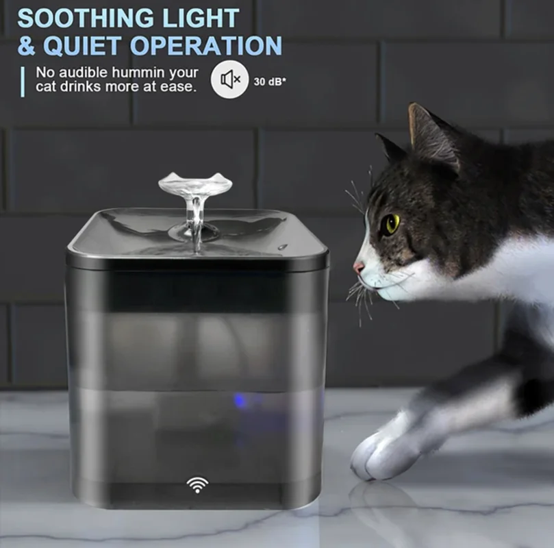 آبخوری اتوماتیک هوشمند حیوانات خانگی 2.2 لیتری Pet smart water fountain