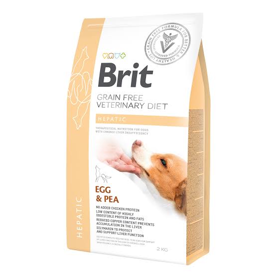 غذای خشک سگ هپاتیک بدون غلات بریت کر ۲ کیلوگرم Brit Veterinary Diet Dog - Grain free - Hepatic