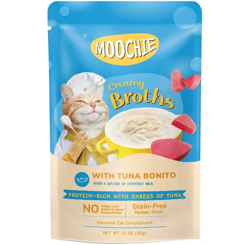 پوچ خامه ای موچی گربه ماهی تن بونیتو (Moochie creamy broth)