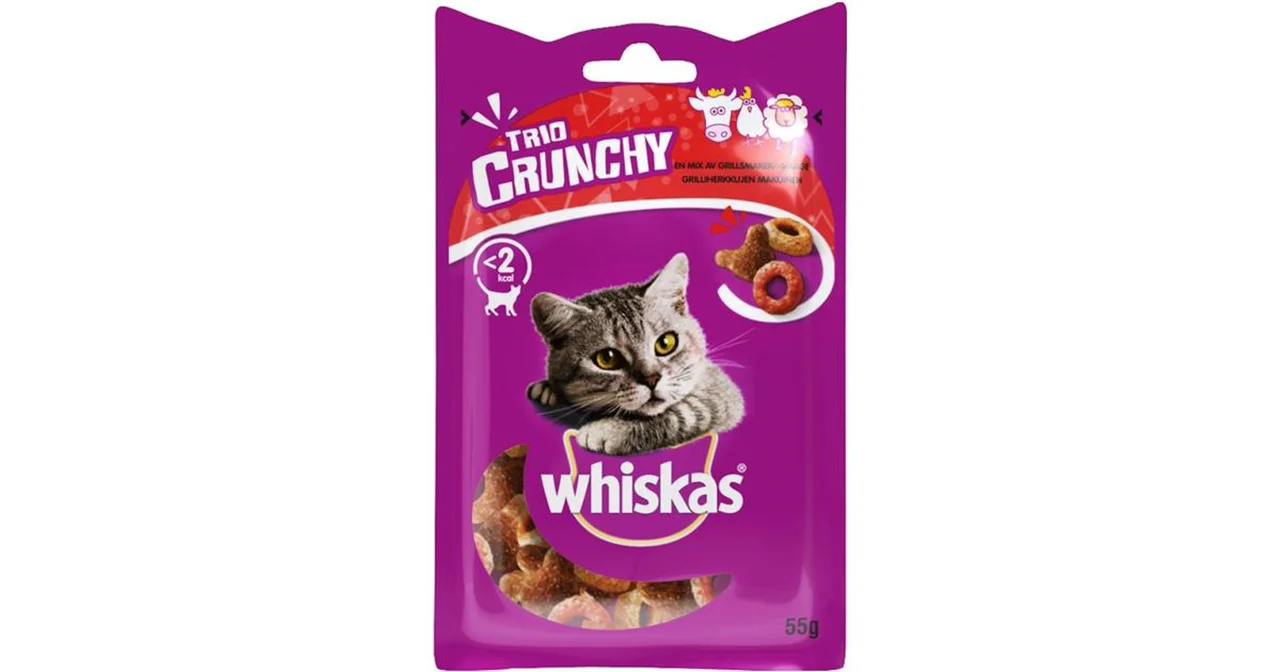 تشویقی کرانچی گربه ویسکاس میکس Whiskas Trio Crunchy