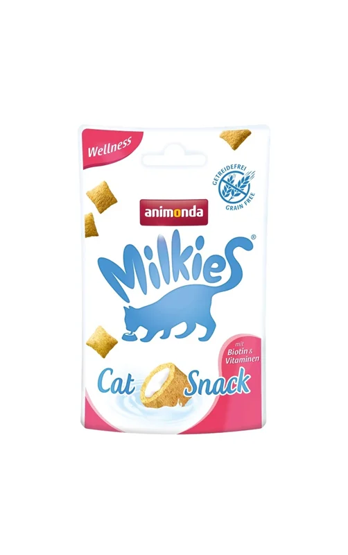 تشویقی گربه آنیموندا بیوتین و مولتی ویتامین animonda milkies cat snack