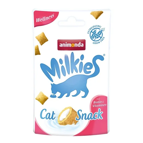 تشویقی گربه آنیموندا بیوتین و مولتی ویتامین animonda milkies cat snack