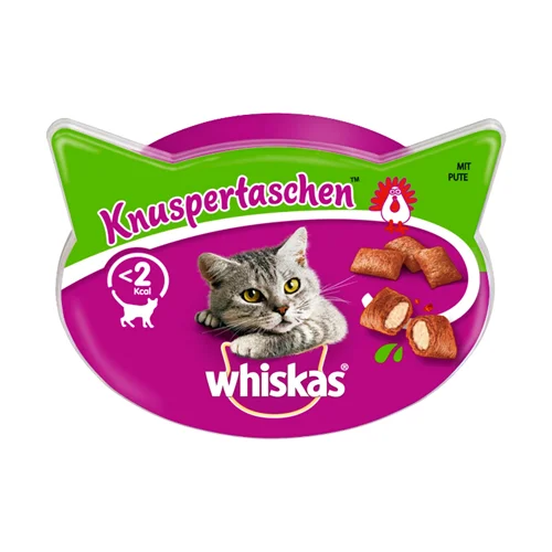 تشویقی کاسه ای گربه ویسکاس با طعم بوقلمون (whiskas knuspertchen)