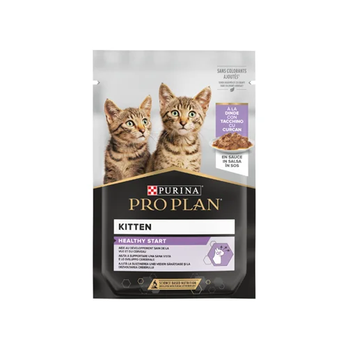 پوچ بچه گربه پورینا پروپلن طعم بوقلمون در سس ۸۵ گرم Purina Pro Plan