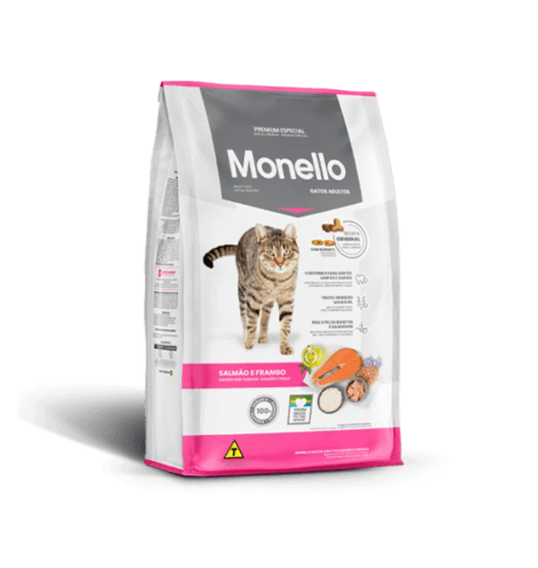 غذای خشک گربه مونلو میکس فله زیپ کیپ (Monello Adult Cat Salmon And Chicken )