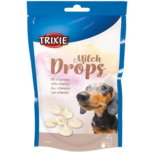 تشویقی سگ قطره ای تریکسی با طعم شیر و شکلات سفید (Trixei milk drop)